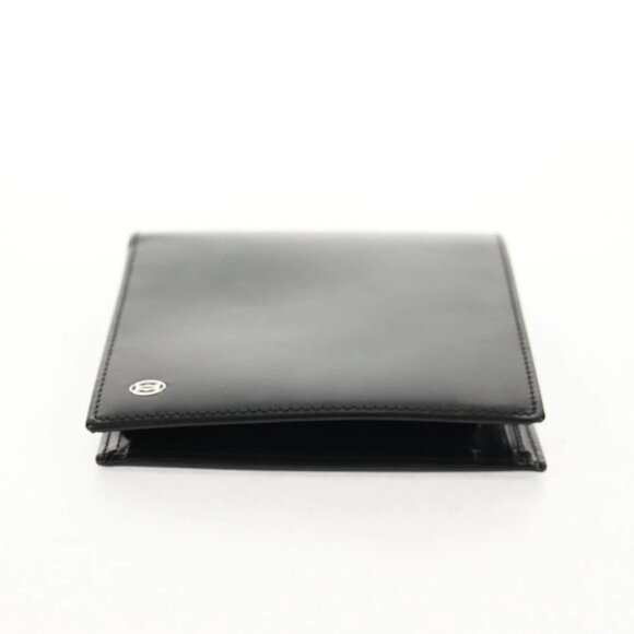 CARTIER Bifold Wallet Leather Black Auth am9307V - Picture 6 of 16